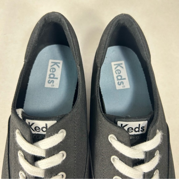New Keds Canvas Breathable Black Lace Up Sneakers Shoes; Women’s Size 6 - Picture 12 of 15